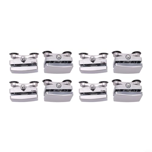 Volakebeing 23 mm Duschwand Tür Riemenscheibe Doppelrad Roller Ersatz Set Chrom Schiebetür Hardware Obere und untere Rutschen Badezimmer Trennwand 8 Stück Volakebeing 23 mm Duschwand Tür Riemenscheibe Doppelrad Roller Ersatz Set Chrom Schiebetür Hardware Obere und untere Rutschen Badezimmer Trennwand 8 Stück von Volakebeing