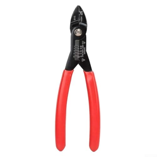 Volakebeing 4-in-1 Abisolierwerkzeug und Kabel-Crimpzange, Multifunktions-Drahtschneider und AWG-Kabel-Abisolierzange 12-20 AWG, elektrische Handwerkzeuge für professionelle von Volakebeing