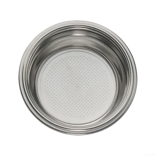 Volakebeing 58 mm doppelschichtige Edelstahl-Kaffeemaschinen-Filterschüssel, stabile Espressomaschinen-Zubehörtasse für doppeltes Servieren Volakebeing 58 mm doppelschichtige Edelstahl-Kaffeemaschinen-Filterschüssel, stabile Espressomaschinen-Zubehörtasse für doppeltes Servieren von Volakebeing
