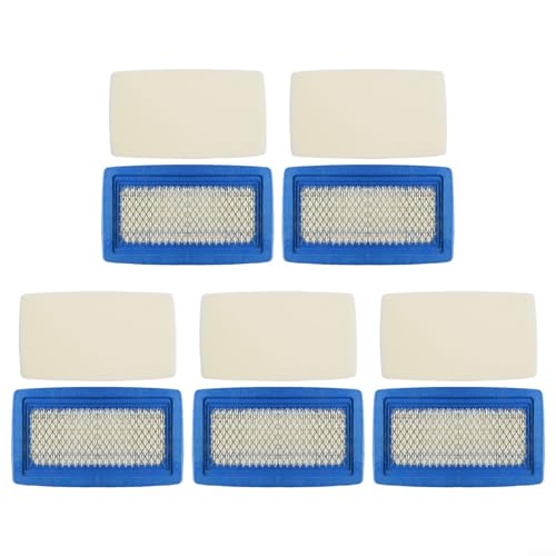 Volakebeing 5er-Pack Luftfilter und Vorfilter Ersatzset Rucksack Laubbläser Motor Wartungsteile Professionelle Laubbläser Zubehör Gartenwerkzeug Ersatzteile von Volakebeing