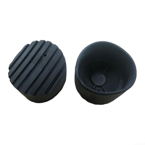 Volakebeing 76 mm Gummi-Leiterfüße, rutschfeste, runde Pad-Abdeckungen für technische Leitern, Bodenschutz, einfache Installation, 2er-Pack, schwarzes Zubehör Volakebeing 76 mm Gummi-Leiterfüße, rutschfeste, runde Pad-Abdeckungen für technische Leitern, Bodenschutz, einfache Installation, 2er-Pack, schwarzes Zubehör von Volakebeing