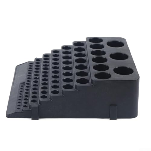 Volakebeing Aufbewahrungsbox mit 84 Löchern für CNC-Werkzeug, Fräser-Organizer, Polypropylen-Halter, Werkstattteile, Zubehör, 220 x 200 x 70 mm Volakebeing Aufbewahrungsbox mit 84 Löchern für CNC-Werkzeug, Fräser-Organizer, Polypropylen-Halter, Werkstattteile, Zubehör, 220 x 200 x 70 mm von Volakebeing