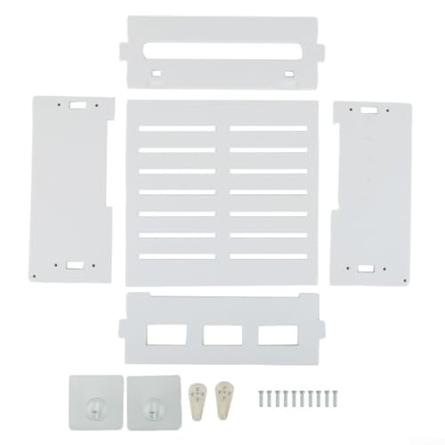Volakebeing Dekoratives drahtloses Routerregal für Wohnzimmer, funktionale WiFi-Aufbewahrungsbox und TV-Komponentenhalter (D) von Volakebeing