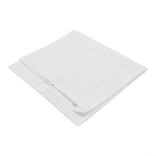 Volakebeing Heizkörperabdeckung Spitze, Heizungsschutzabdeckung, Staubschutz, Heizkörperzubehör, gesponnener Leinenbezug, waschbarer Heizkörperschutz (220 cm) von Volakebeing