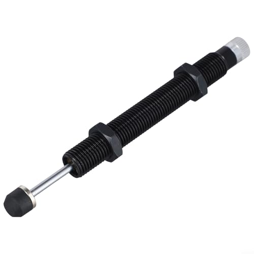 Volakebeing Hydrauliköldruckpuffer Dämpfer Zylinderfeder verstellbar AC0806 AC2020 AC1008 Kohlenstoffstahl Kolbenstange industrielle Automatisierungsausrüstung schwarz (AD1425) von Volakebeing