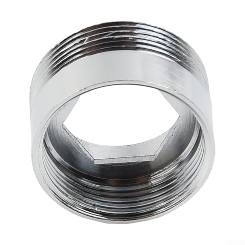 Volakebeing Küchenspüle, Wasserhahn, Metall-Adapter, Gewindeanschluss, wassersparender Wasserhahnbelüfter für Zuhause, Büro, Badezimmer, Waschbecken, Innengewindegröße 16 mm, 22 mm (20 mm-22 mm) Volakebeing Küchenspüle, Wasserhahn, Metall-Adapter, Gewindeanschluss, wassersparender Wasserhahnbelüfter für Zuhause, Büro, Badezimmer, Waschbecken, Innengewindegröße 16 mm, 22 mm (20 mm-22 mm) von Volakebeing