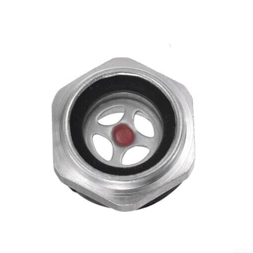 Volakebeing Luftkompressor-Ölstandsmesser, Sichtglas, 1/2 Außengewinde, Aluminium, sechseckig, Ölanzeige, gehärtetes Glas, für CNC-Hydraulikpressen Reduzierpumpen Volakebeing Luftkompressor-Ölstandsmesser, Sichtglas, 1/2 Außengewinde, Aluminium, sechseckig, Ölanzeige, gehärtetes Glas, für CNC-Hydraulikpressen Reduzierpumpen von Volakebeing