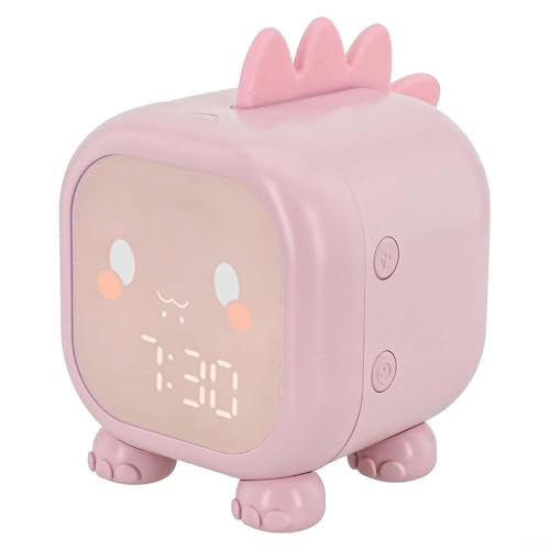 Volakebeing Niedlicher Dinosaurier-Wecker, digitale Kinder-Tischuhr, Klangsteuerung, Nachtlicht, Silikon, mehrere Klingeltöne, Dual-Alarme, Timer, wiederaufladbar, über USB wiederaufladbar Volakebeing Niedlicher Dinosaurier-Wecker, digitale Kinder-Tischuhr, Klangsteuerung, Nachtlicht, Silikon, mehrere Klingeltöne, Dual-Alarme, Timer, wiederaufladbar, über USB wiederaufladbar von Volakebeing