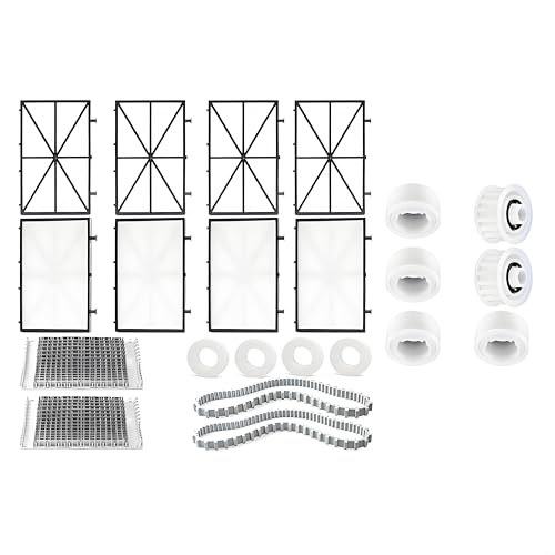Volakebeing Pool Roboter Zubehör Kit mit feinen Ultra Filterplatten Kletterringe Track System Führungsrad Set für Delphin Automatischer Reiniger von Volakebeing