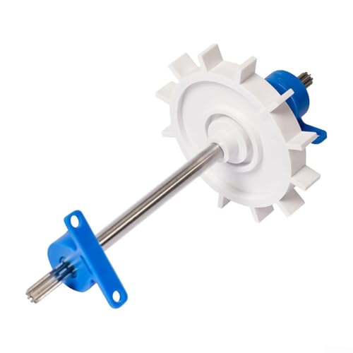 Volakebeing Poolreiniger Antriebswelle Montage 2er Set mit Turbinenlager, Edelstahlachse und ABS-Rohren kompatibel mit 180 280 TR28P C80 C86 EC80(1 C86 + 2 C80) von Volakebeing