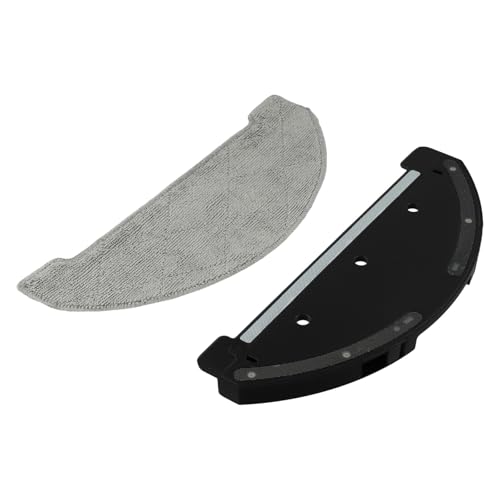 Volakebeing Roboter Staubsauger Wischmopp Halterung Ersatzteile, Bodenreinigung Aufsatz Wischmopp Halter Ersatz Staubsauger Mop Kit Vakuum Wischsystem (Schwarz) von Volakebeing