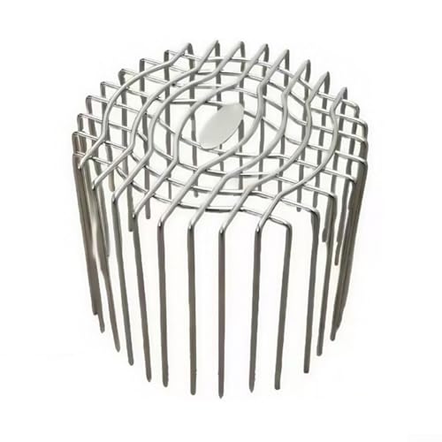 Volakebeing Runde Dachbodenablaufabdeckung Edelstahl 304 große Verdrängung Balkon Entwässerung Dachrinne Fallrohr Schutz Schmutzschutz Outdoor Garten Silber (160 mm) von Volakebeing