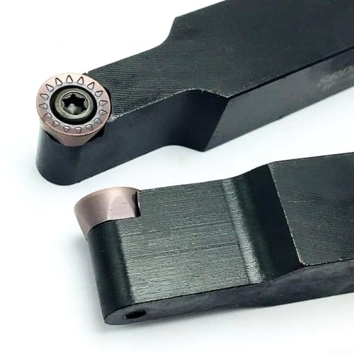 Volakebeing SRDPN1616H10 für CNC-Drehwerkzeughalter mit RPMT10T3MO Hartmetall-Wendeschneidplatten Set für die Endbearbeitung Bohrstange Externe Werkzeugaufnahme von Volakebeing