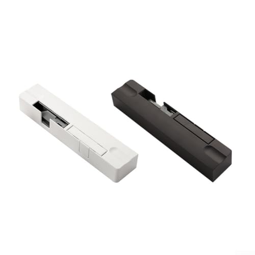 Volakebeing Türpuffer Dämpfer Hydraulischer Schließer Einstellbare Geschwindigkeitsregelung Leiser Betrieb für Holztüren Anti-Pinch Handschutz Indoor Outdoor (Schwarz - Links) von Volakebeing