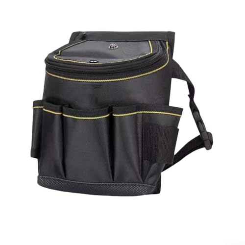 Volakebeing Werkzeug-Hüfttasche aus Segeltuch für Elektriker, Handwerker, Klempner mit mehreren Taschen, effiziente Organisation (Zusatz von Geldern) von Volakebeing