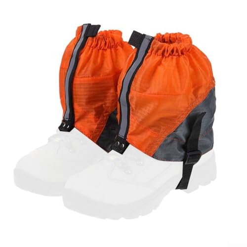 Wanderschuhe Schutz mit zuverlässigen wasserabweisenden Beingamaschen mit reflektierenden Streifen (Orange) von Volakebeing