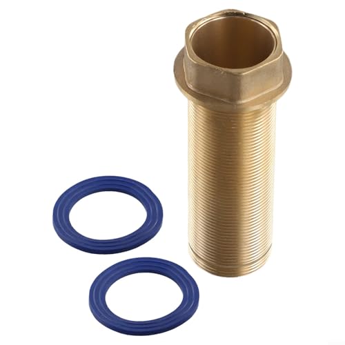 Wasserhahn-Reparaturmutter-Verlängerung aus Messing für Küchenspüle-Armaturen mit Kontermutter-Design (10 cm) von Volakebeing