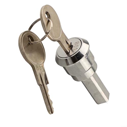 Werkzeugkastenschloss aus Edelstahl, Set für Schublade, Schrank, Hardware, Verbindungsstück, Sicherheitsschloss für Werkzeugkasten, Aktenschrank, Kommode mit Silber-Finish von Volakebeing