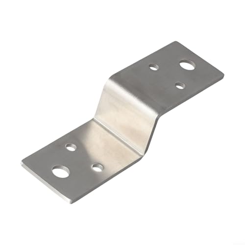 Z-förmige Eckhalterung aus Edelstahl, verdickter 2,5 mm Winkelverbinder, rostbeständig, abgerundete Kanten, glatte Oberfläche, für Schränke, Regale, Kleiderschränke (30 mm) von Volakebeing