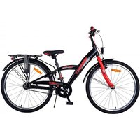 Thombike Kinderfahrrad - Jungen - 24 Zoll - Schwarz Rot - 3 Gänge von Volare