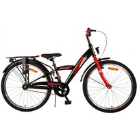 Thombike Kinderfahrrad - Jungen - 24 Zoll - Schwarz Rot von Volare