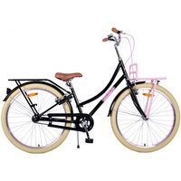 Volare Excellent Kinderfahrrad - Mädchen - 26 Zoll - Schwarz - Zwei Handbremsen von Volare