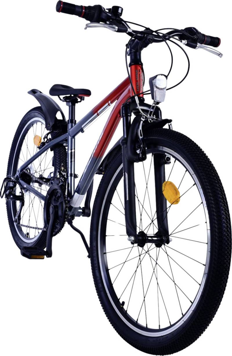 Volare Jugendfahrrad XC Race 24 Zoll 21 Gang rot/grau von Volare