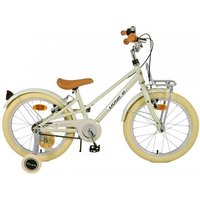 Volare Melody Kinderfahrrad - Mädchen - 18 Zoll - Sand - Zwei Handbremsen von Volare