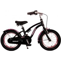 Miracle Cruiser Kinderfahrrad - Mädchen - 14 Zoll - Mattschwarz - Prime Collection von Volare