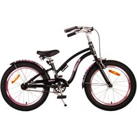 Miracle Cruiser Kinderfahrrad - Mädchen - 18 Zoll - Mattschwarz - Prime Collection von Volare