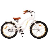 Volare Miracle Cruiser Kinderfahrrad - Mädchen - 18 Zoll - Weiß - Prime Collection von Volare