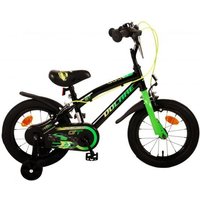 Volare Super GT Kinderfahrrad - Jungen - 14 Zoll - Grün - Zwei Handbremsen von Volare