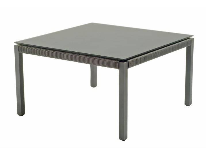 Loungesystem Club Kaffeetisch 45 cm - 301 - weiß 438 - HPL volcano smoke von Volcano