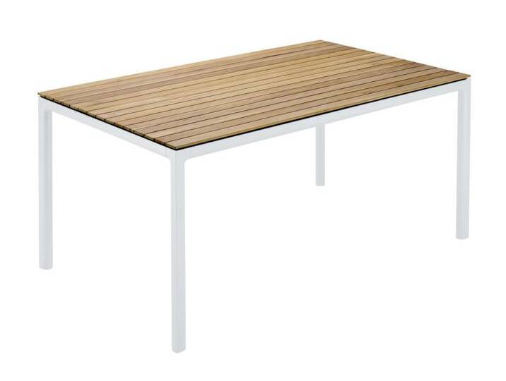 Tisch Soft weiß - 240 x 100 cm 438 - HPL volcano smoke von Volcano