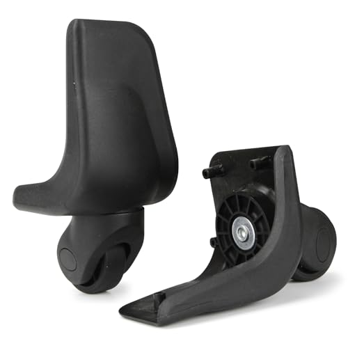 Volein 1 Pair Kofferrollen Heckgepäcksrad Hintere Gepäckrolle Koffer Ersatzrollen mit 5 Schraublöchern(V146-hinteres Rad) von Volein