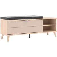 Voleo Garderobenbank BASEL, Holznachbildung von Voleo