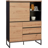 Voleo Highboard YOUNG, Holznachbildung von Voleo