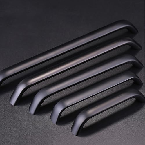 Voleseni Küchengriffe Schwarz Aluminium Bogen Küchenschrank Türgriffe Küche Schrank ziehen Möbelgriffe Voleseni Küchengriffe Schwarz Aluminium Bogen Küchenschrank Türgriffe Küche Schrank ziehen Möbelgriffe von Voleseni