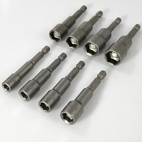 1/4" Zoll Bit Steckschlüsselsatz 8 tgl M6 M7 M8 M9 M10 M11 M12 M13 Sechskant Nuß von Volkers