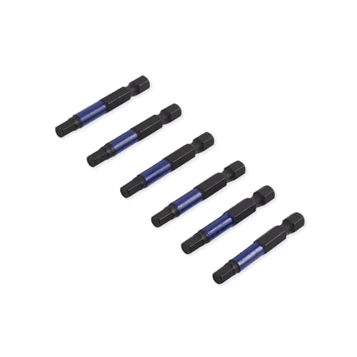 6 x H5 x 50 mm 1/4 Zoll S2-Stahl Bit Schrauberbit HEX5 von Volkers