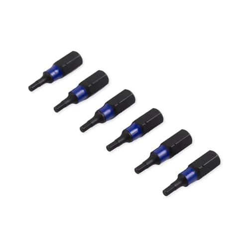 6 x HEX2,5 x 25 mm 1/4 Zoll S2-Stahl Bits Bit Schrauberbit Hex 2,5 von Volkers