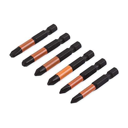 6 x PH x 50 mm 1/4 Zoll S2-Stahl Bit Schrauberbit PH3 Kreuzschlitz 6 x PH x 50 mm 1/4 Zoll S2-Stahl Bit Schrauberbit PH3 Kreuzschlitz von Volkers