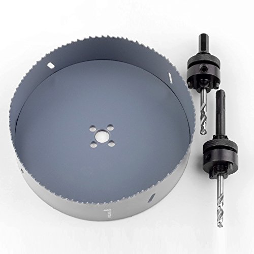 Ø 180 mm Bohrkronen-Satz 3 tgl. 45 mm Bohrtiefe HSS BiM Lochsäge für Metall Holz von Volkers