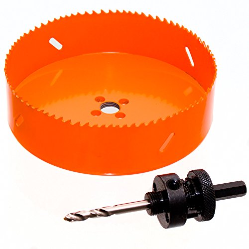 Ø 200 mm HSS BiM Lochsäge Bohrkrone mit Zentrierbohrer für Metall Holz Inox Ø 200 mm HSS BiM Lochsäge Bohrkrone mit Zentrierbohrer für Metall Holz Inox von Volkers
