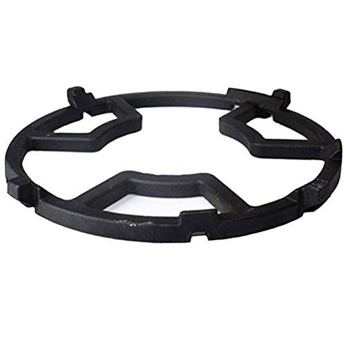 Volking Gasherdaufsatz Ständer Gusseisen Ring Support Aufsatzring Topfuntersetzer für Gaskochfelder Mikrowellenherden, Ofengrills und Grill- / Lagerfeuern von Volking