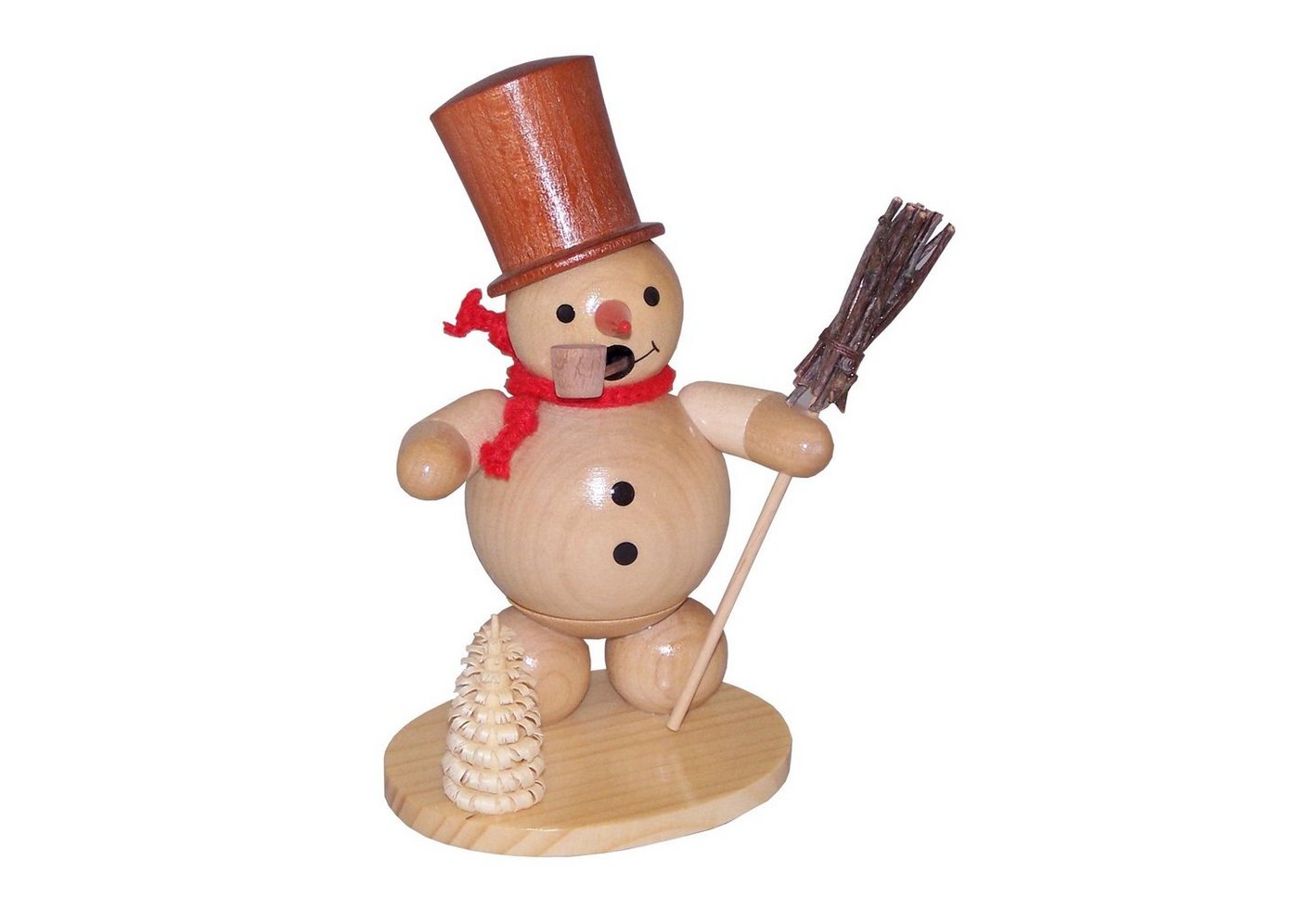 Volkskunst Zenker Räuchermännchen Räuchermann Schneemann mit Zylinder und Besen natur Höhe 13cm NEU Volkskunst Zenker Räuchermännchen Räuchermann Schneemann mit Zylinder und Besen natur Höhe 13cm NEU von Volkskunst Zenker