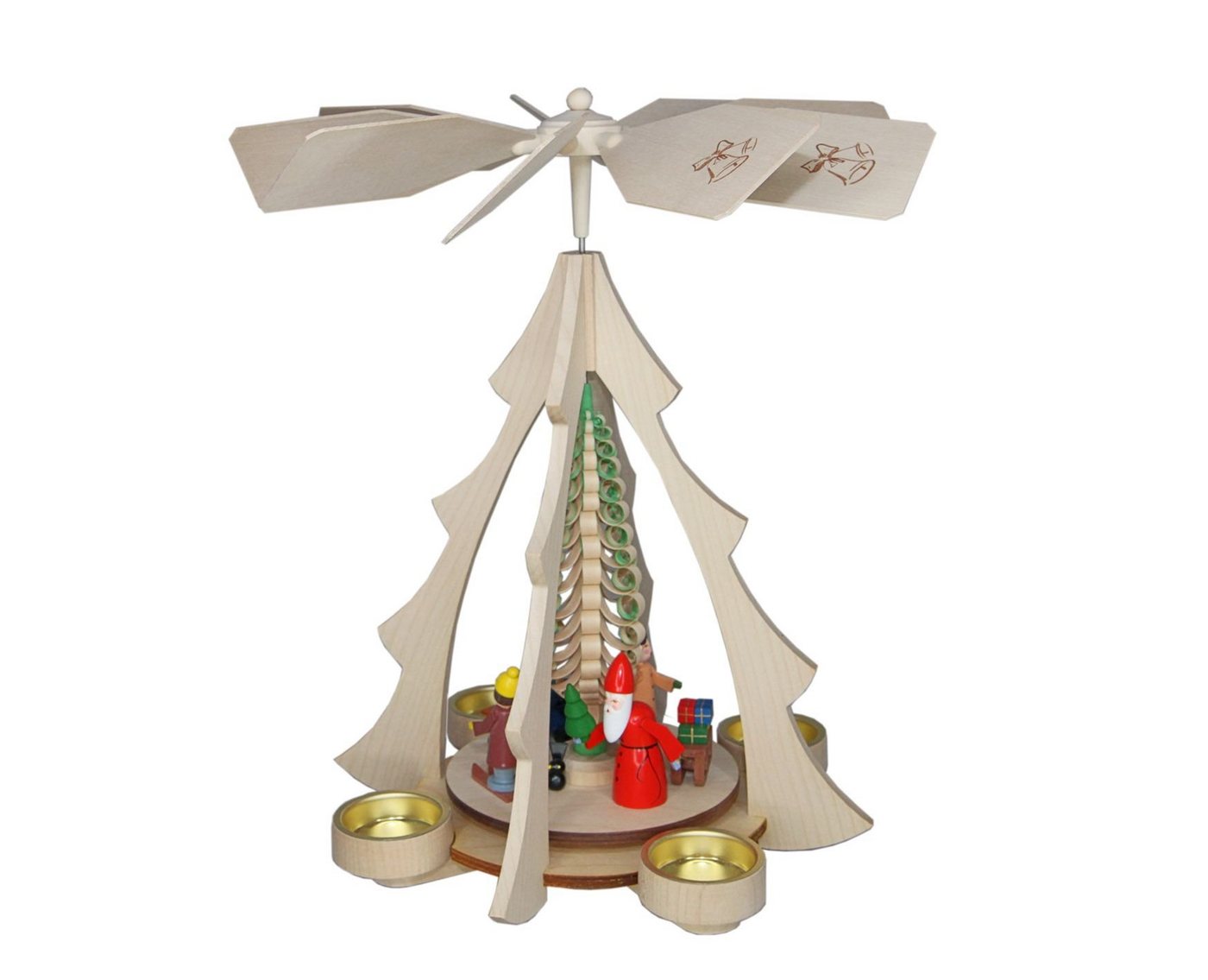 Volkskunst Zenker Weihnachtspyramide Tischpyramide Weihnachtsmann mit Eisenbahn natur BxHxt 25x32x28,5cm Volkskunst Zenker Weihnachtspyramide Tischpyramide Weihnachtsmann mit Eisenbahn natur BxHxt 25x32x28,5cm von Volkskunst Zenker