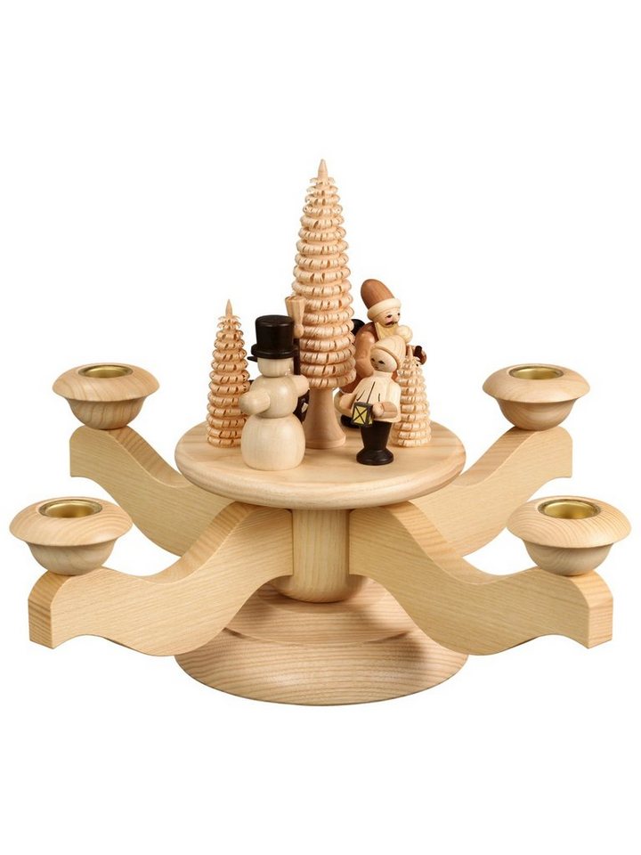 Volkskunstwerkstatt Unger Kerzenständer Adventsleuchter Weihnacht, Ringelbaum Volkskunstwerkstatt Unger Kerzenständer Adventsleuchter Weihnacht, Ringelbaum von Volkskunstwerkstatt Unger