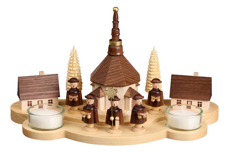 Volkskunstwerkstatt Unger Teelichthalter Kurrendedorf auf Wolke mit Teelichte Volkskunstwerkstatt Unger Teelichthalter Kurrendedorf auf Wolke mit Teelichte von Volkskunstwerkstatt Unger