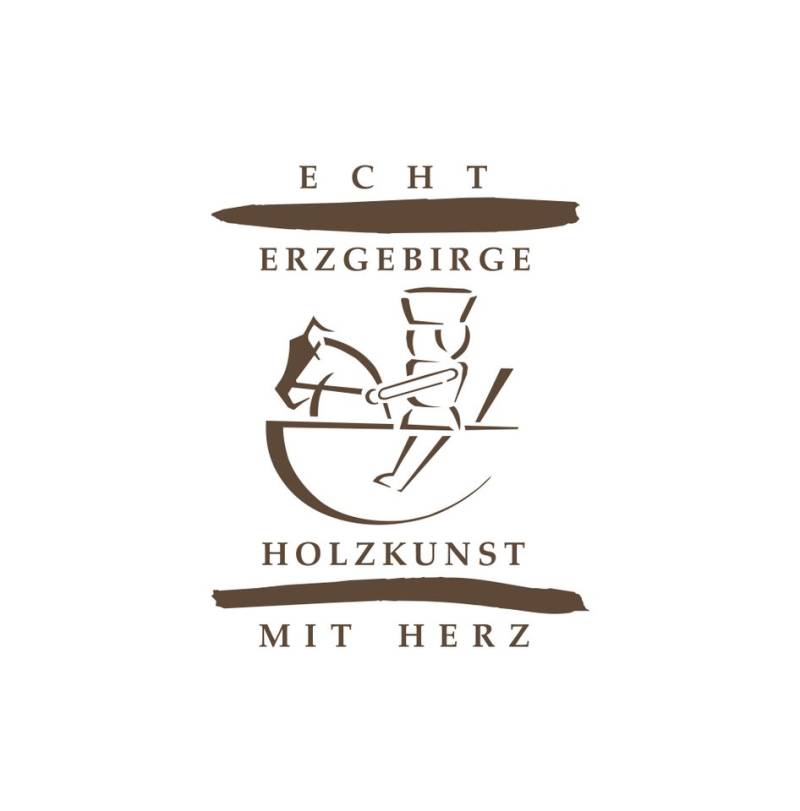 Volkskunstwerkstatt Unger Teelichthalter Universal-Teelichtaufsatz einzeln, mit Messingeinsatz von Volkskunstwerkstatt Unger